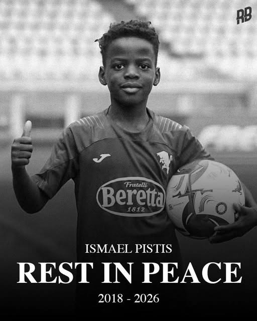 Ismael Pistis Obituary – 8-Year-Old Torino Youth Player Dies in Tragic Incident